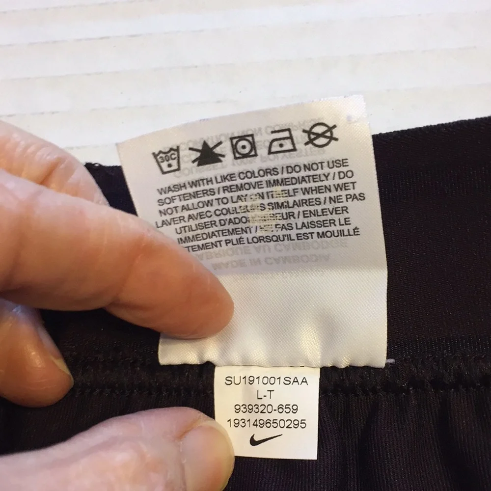 Nike Court Dry Straight Tennis Skirt Size LT